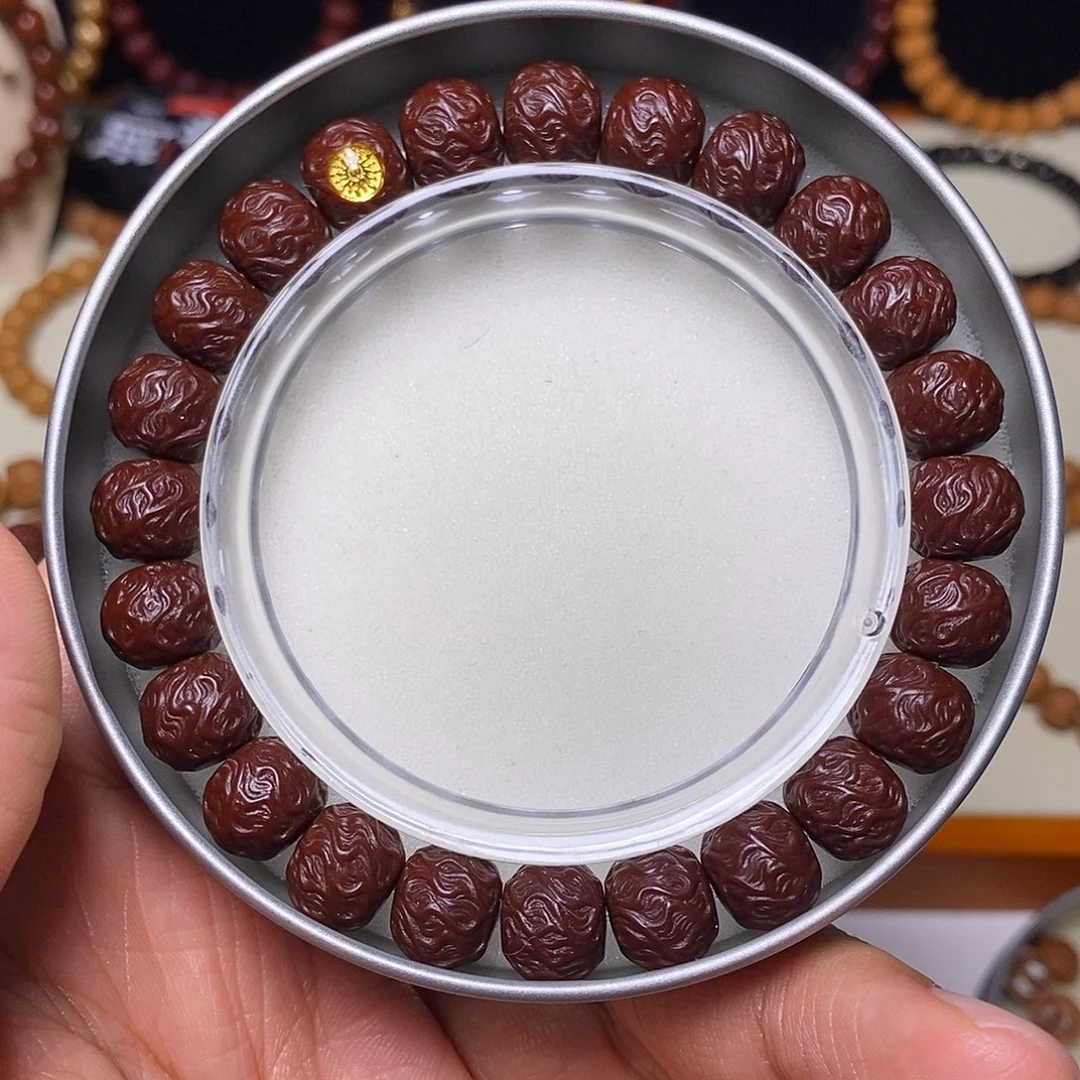 猴头核桃手串牛油膏机刷玄虎尺寸11左右全品