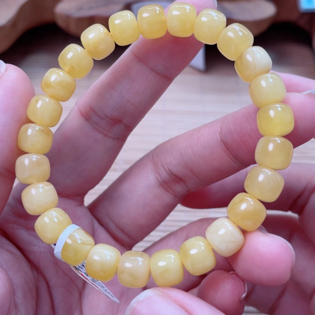 蜜蜡未镶嵌手串蜜蜡