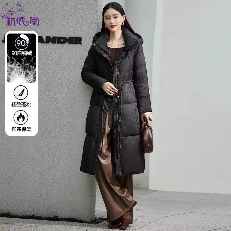 秋冬新款时尚长款收腰防寒服4WMJ5-86108