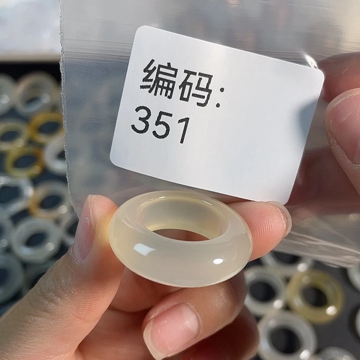 玛瑙/玉髓未镶嵌戒指351港16