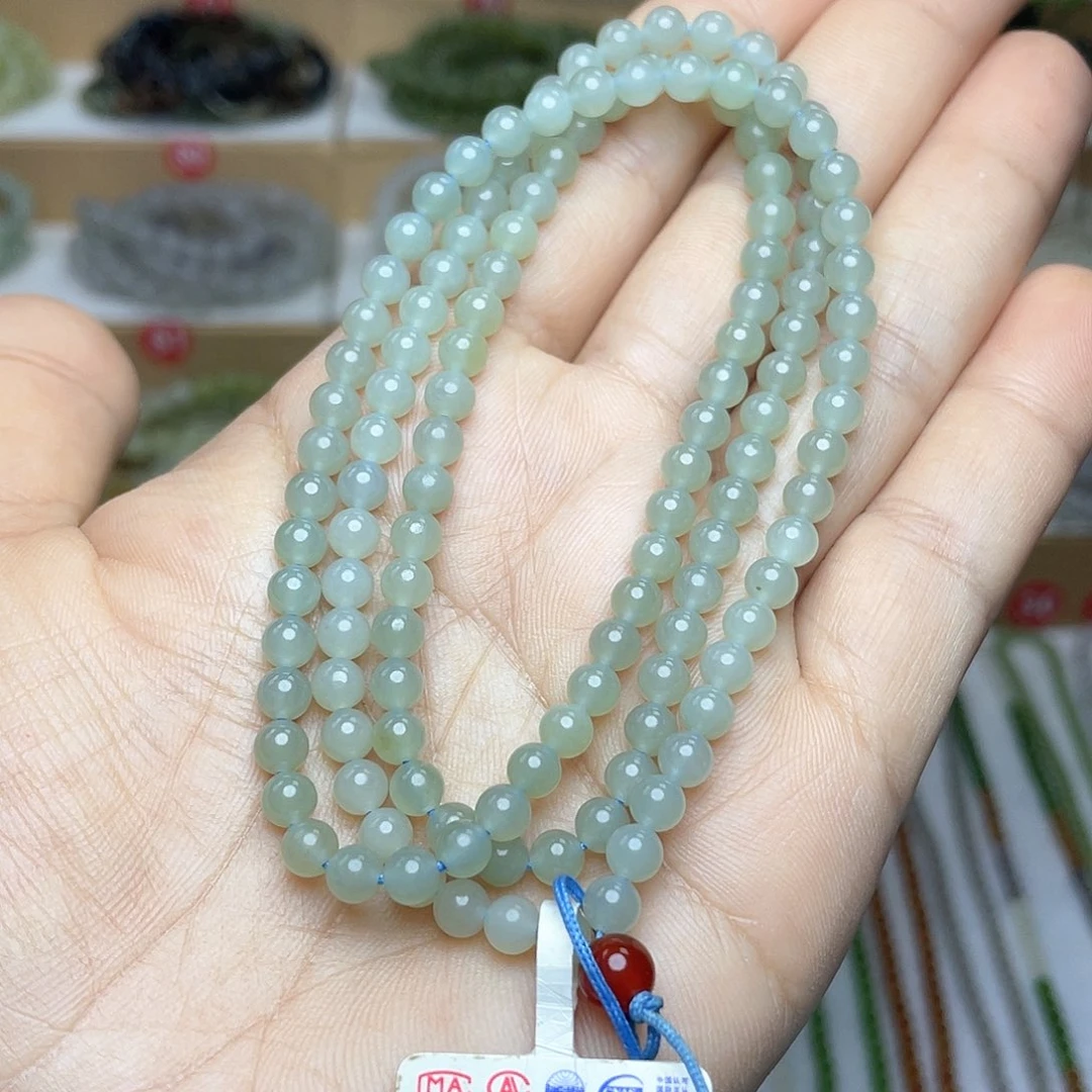 和田玉颈饰未镶嵌5mm