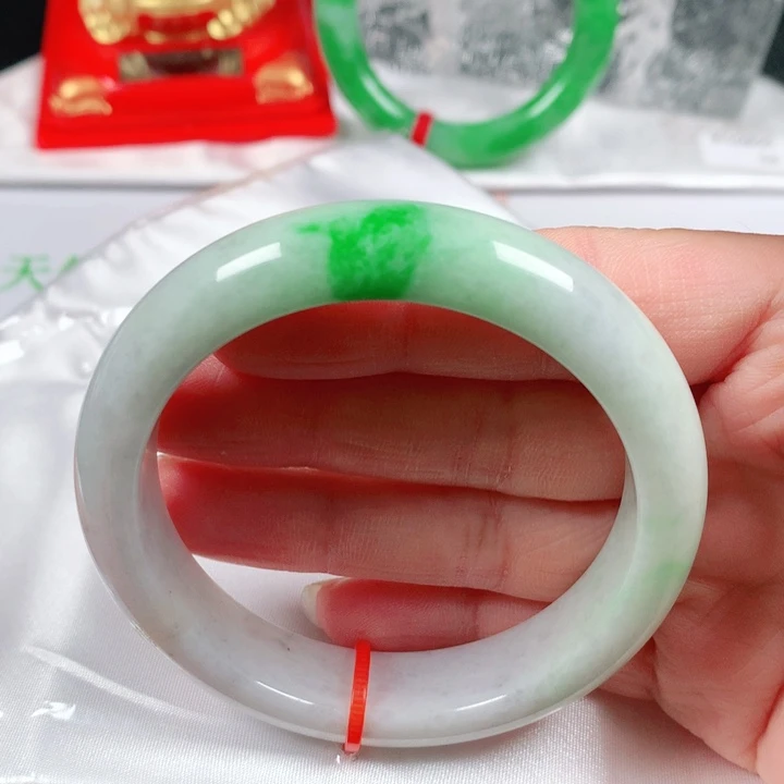 未镶嵌手镯翡翠  编号S5800 正圈55