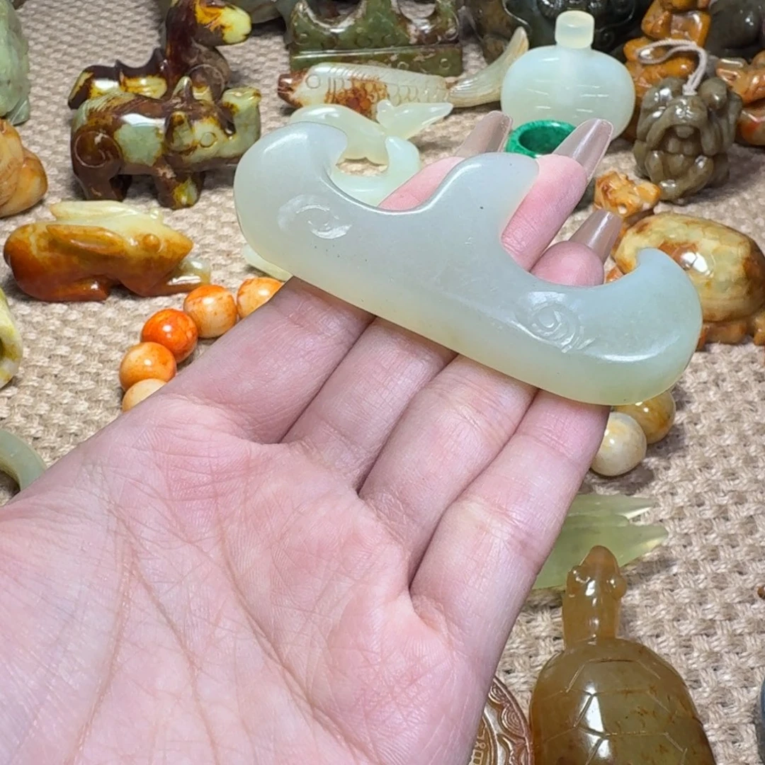 白玉菩提吊坠挂件