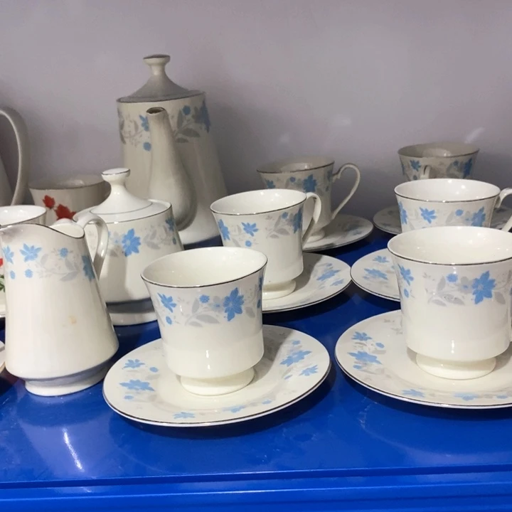 瓷片春蕾茶具套装有瑕疵15头