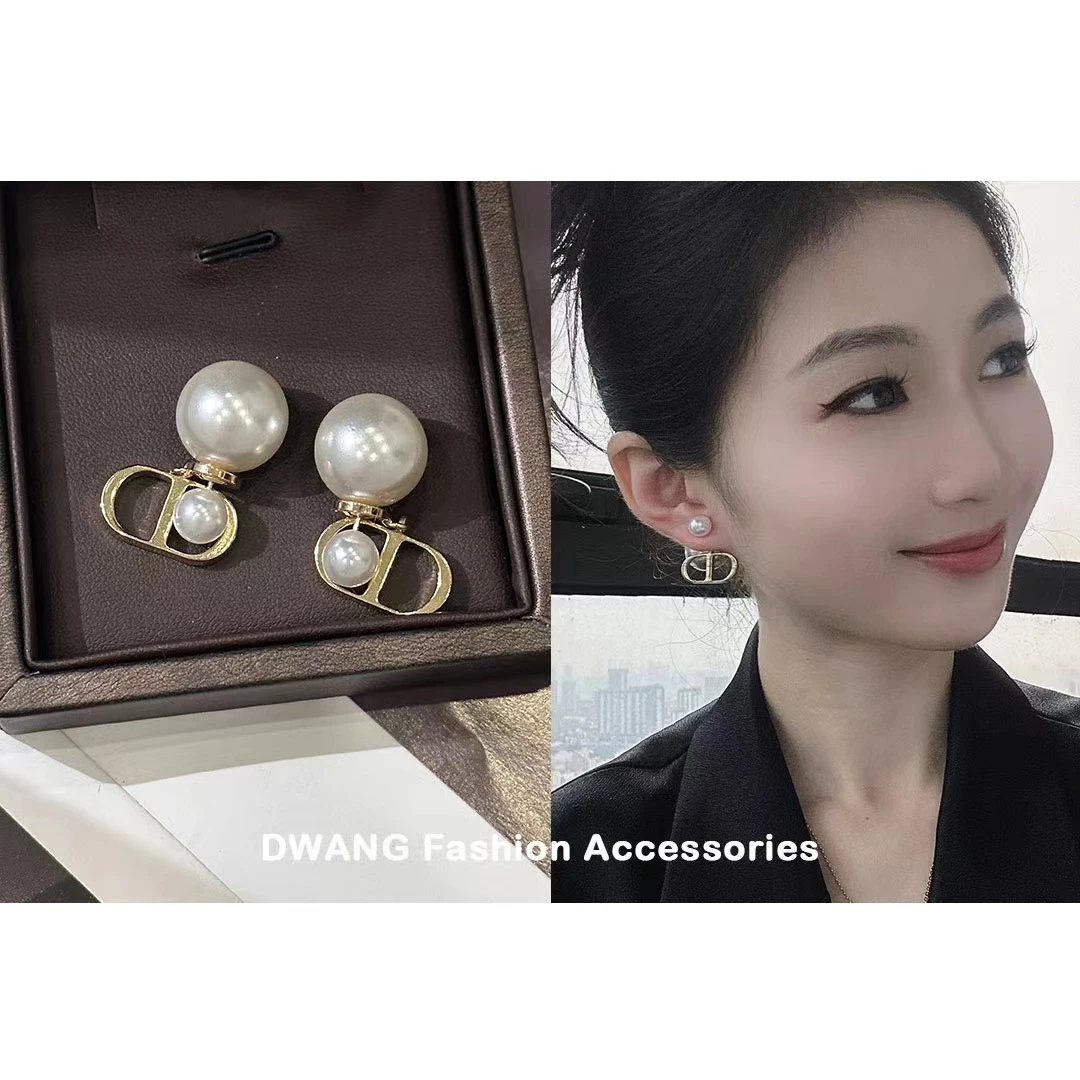 铜合金仿珍珠耳饰 【猪鼻子系列】baby同款 法式精致猪鼻子耳钉