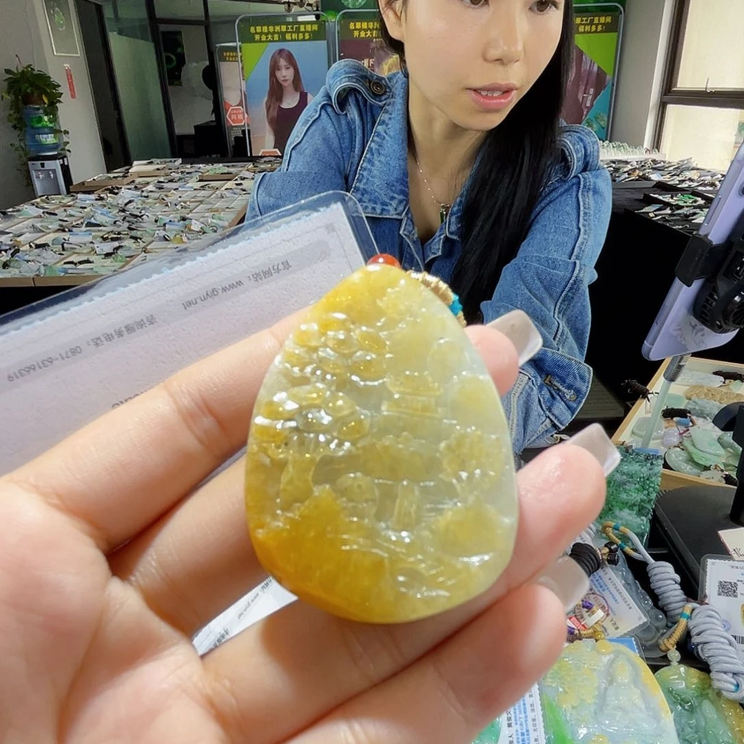 颈饰未镶嵌翡翠一
