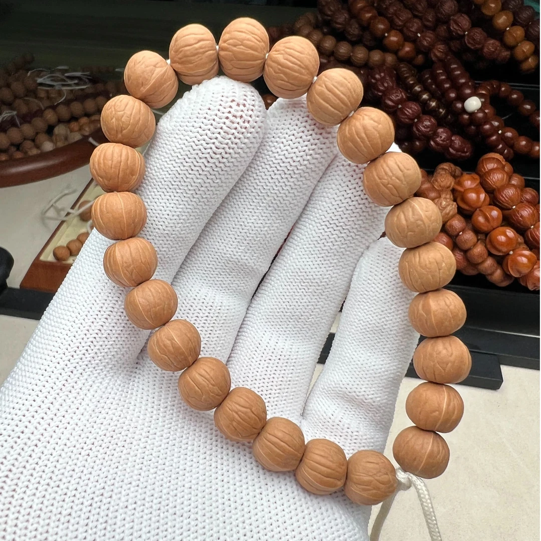 乐浔文玩，猴头核桃原皮原色无修猴头南瓜911南瓜尺寸11mm