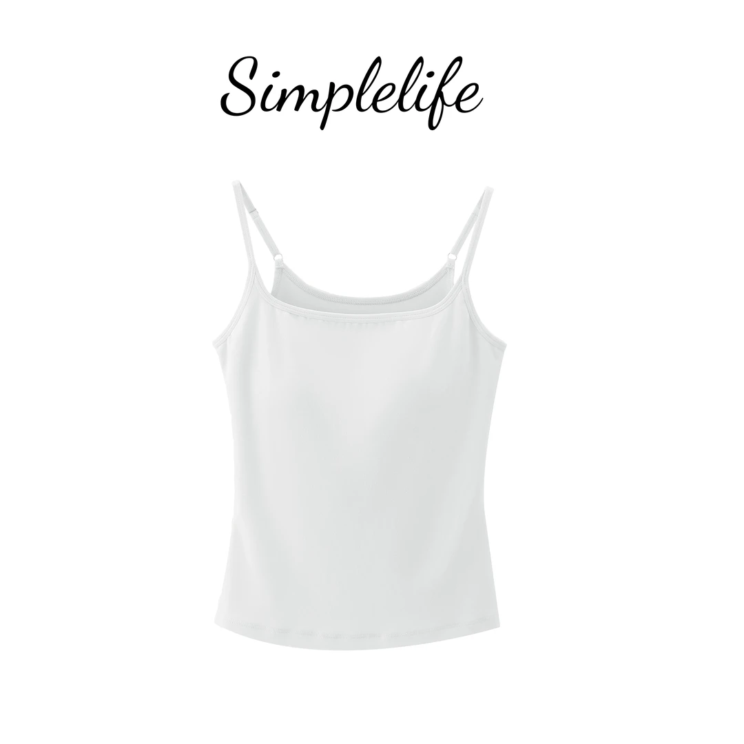 Simplelife-【夏日bi备】肩带可调节戴胸垫背心
