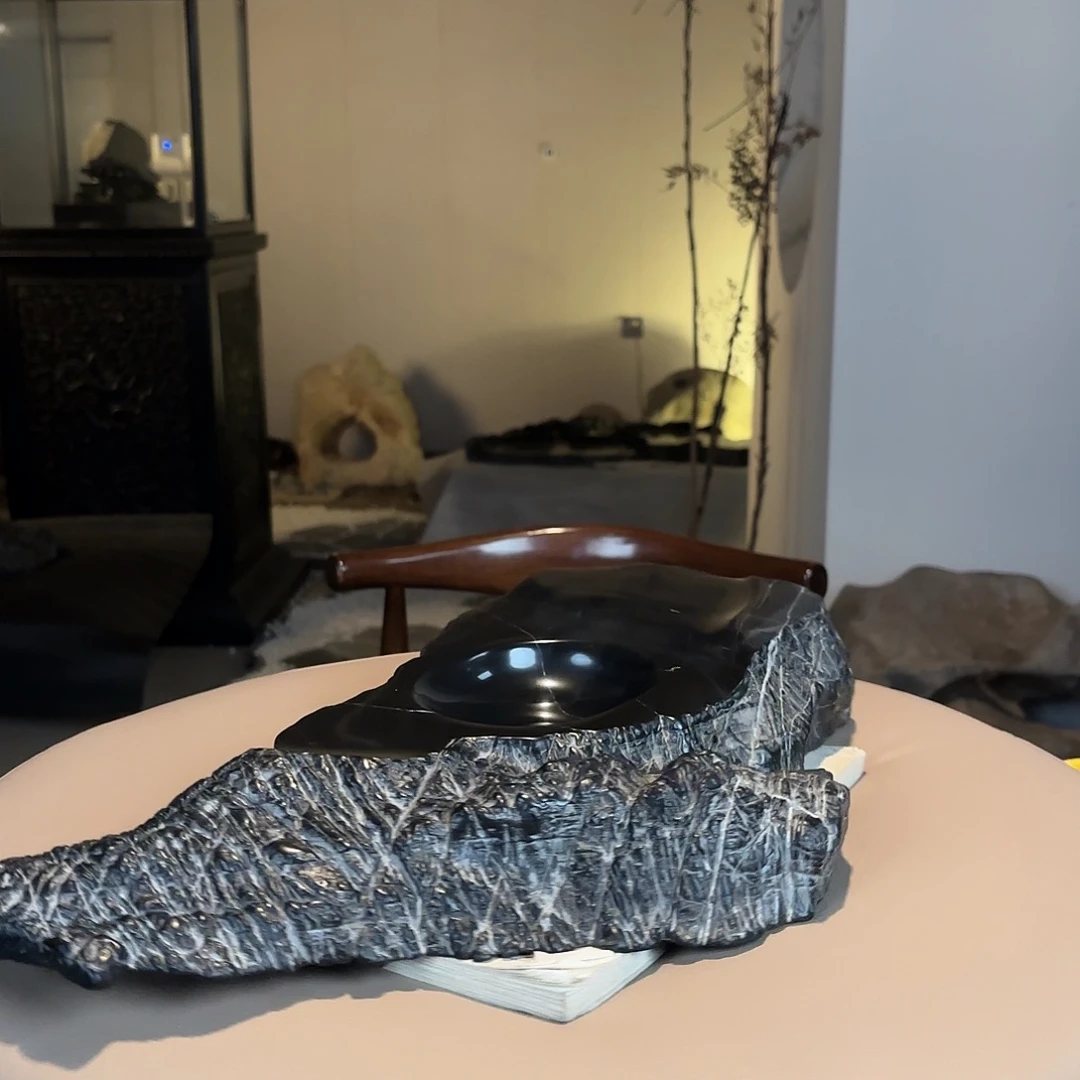 吴***号灵璧石磬石石材，天趣砚