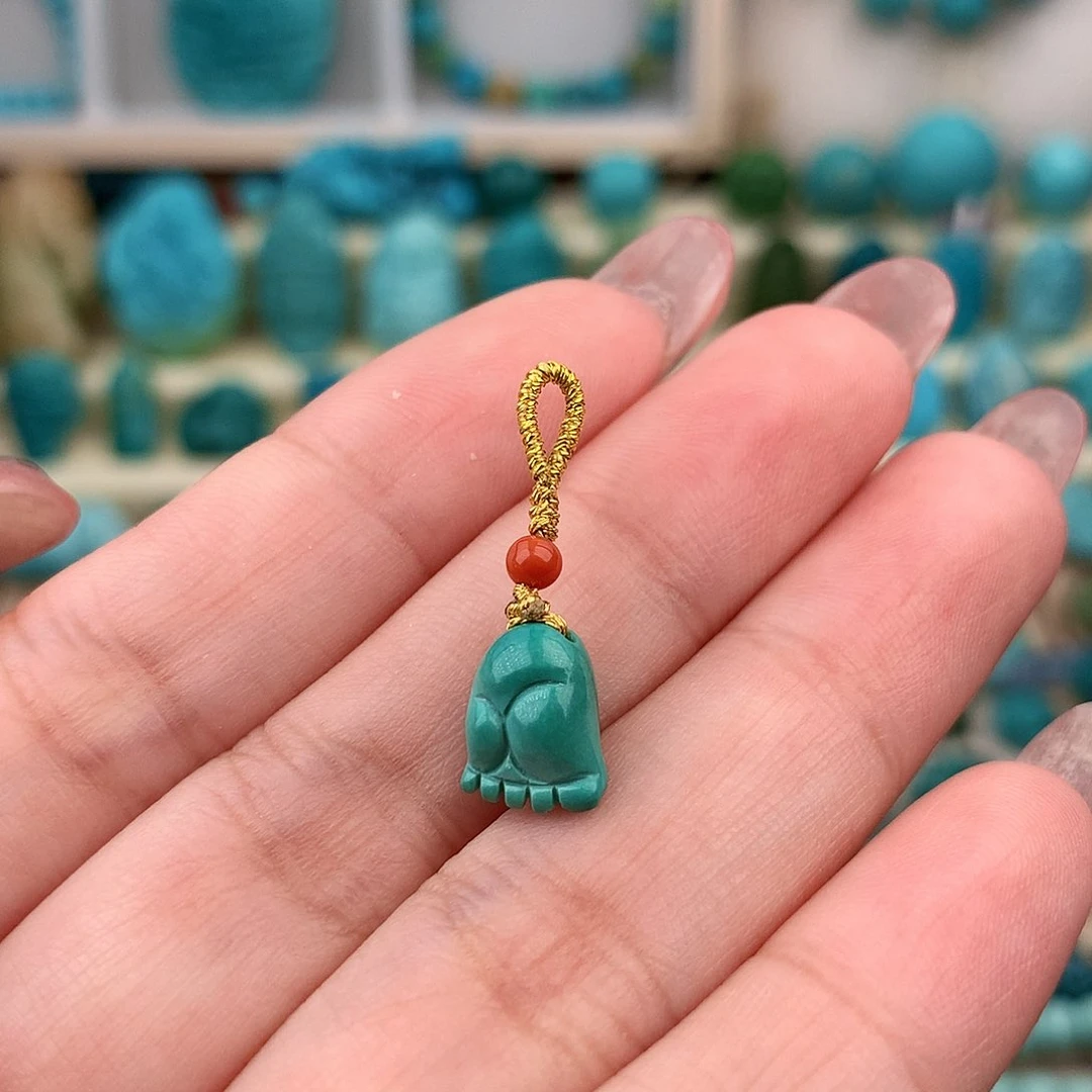 未镶嵌绿松石珠宝奇石