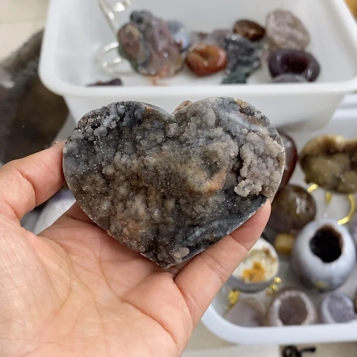 未镶嵌紫晶珠宝半成品22