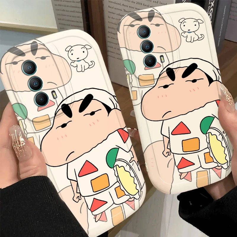 vivoiqooz5适用手机壳卡通睡衣蜡笔小新小众男女全包防摔保护套