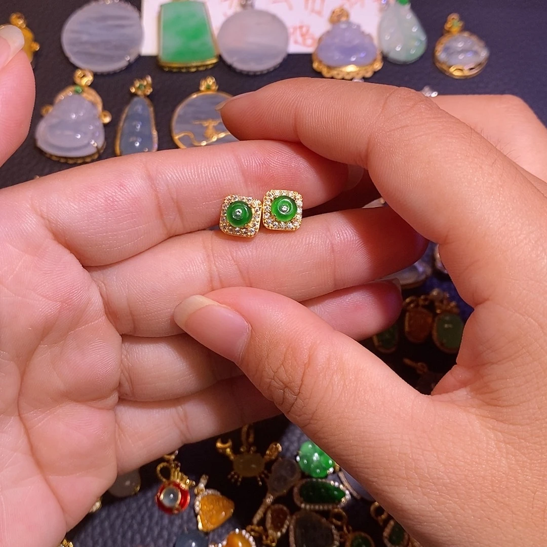 翡翠银S925镶嵌颈饰