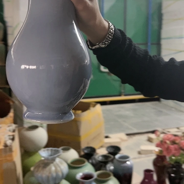 陶摆件景德镇陶瓷陶瓷花瓶工厂