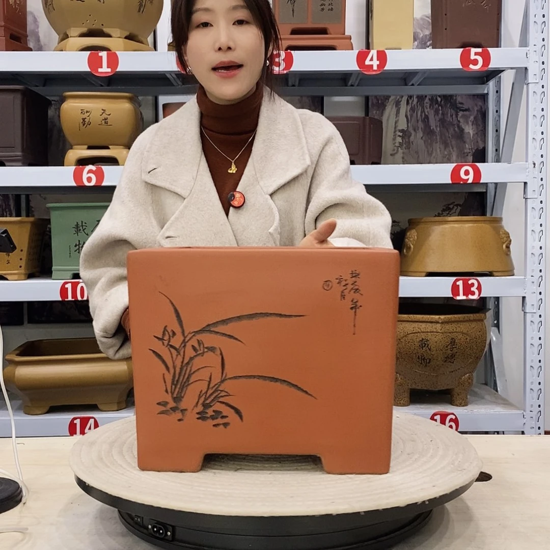 紫砂花盆紫砂花盆