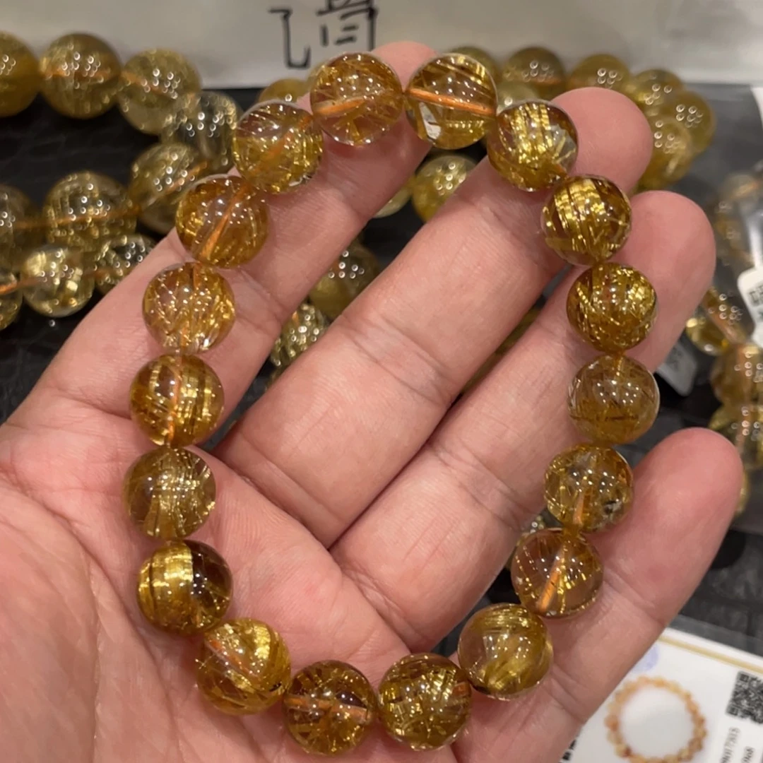 水晶未镶嵌手链e558钛晶