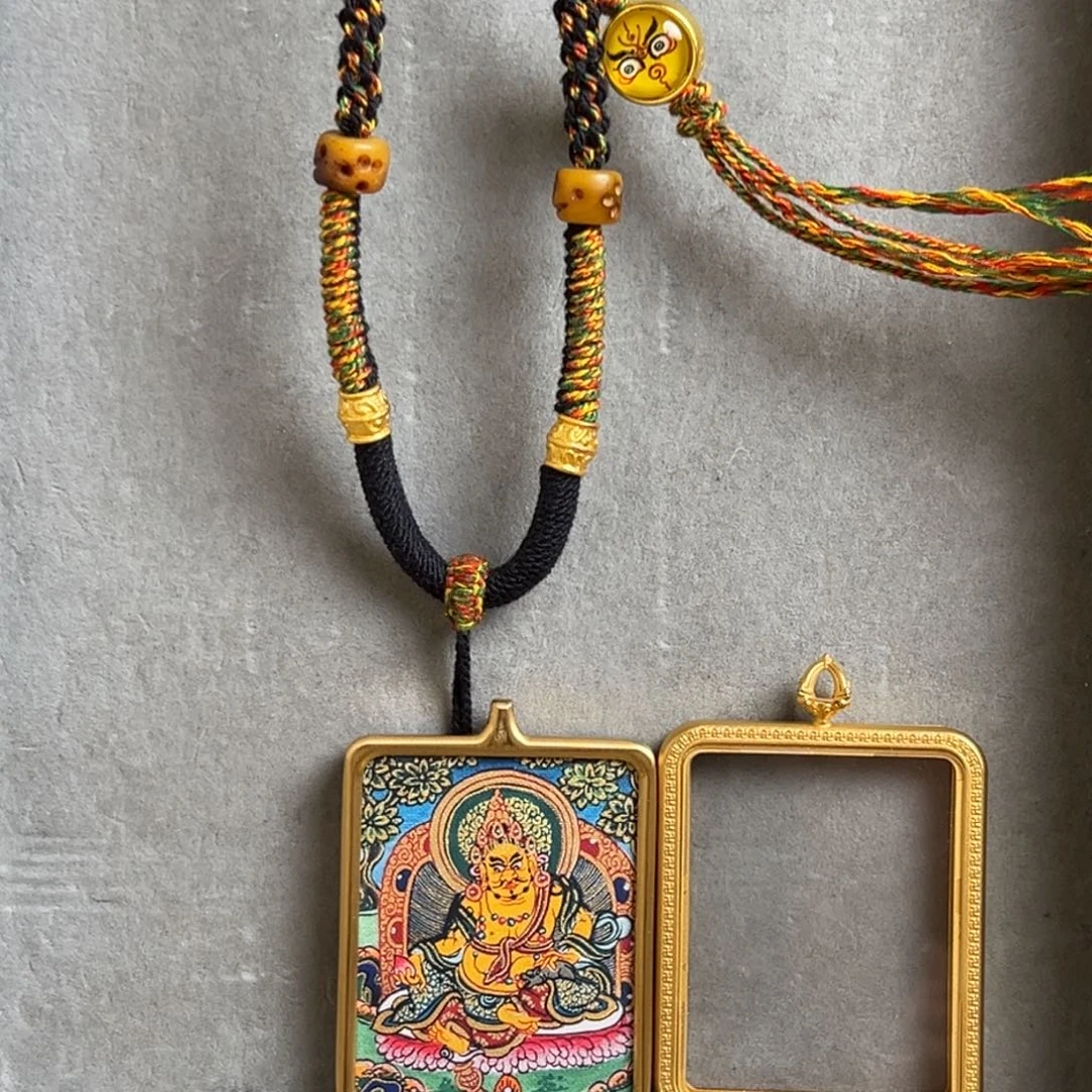 吊坠梦**真双面铜壳黄老爷