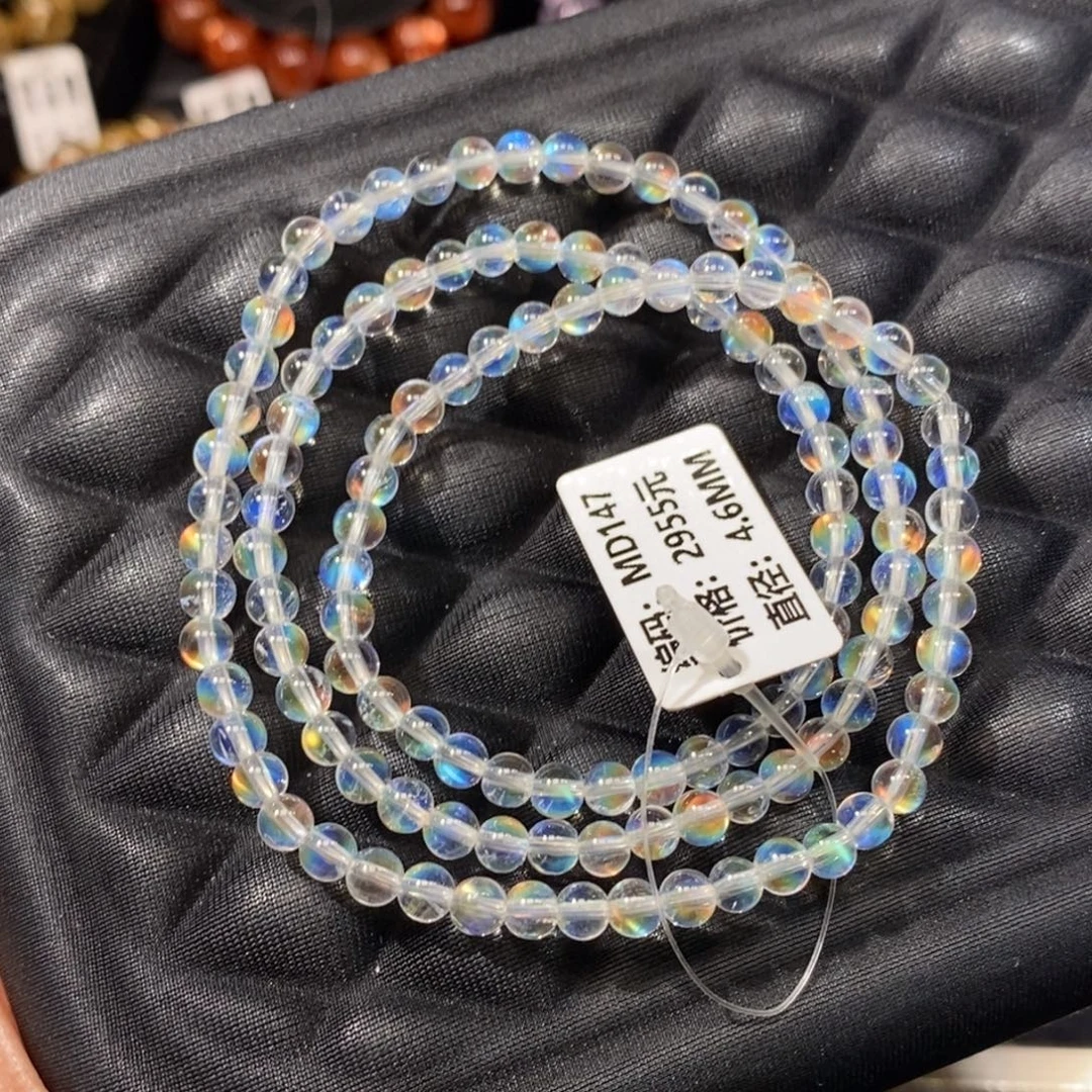月光石手链未镶嵌MD147#4.6mm