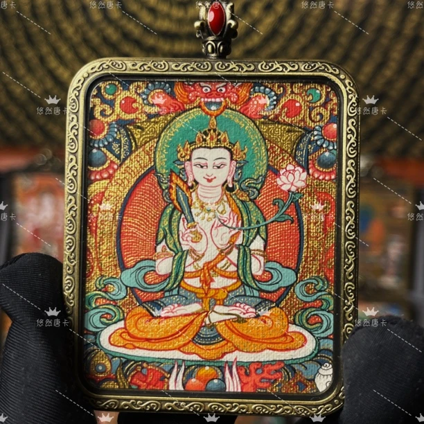 西藏唐卡纯手绘4*5尺寸 罗布