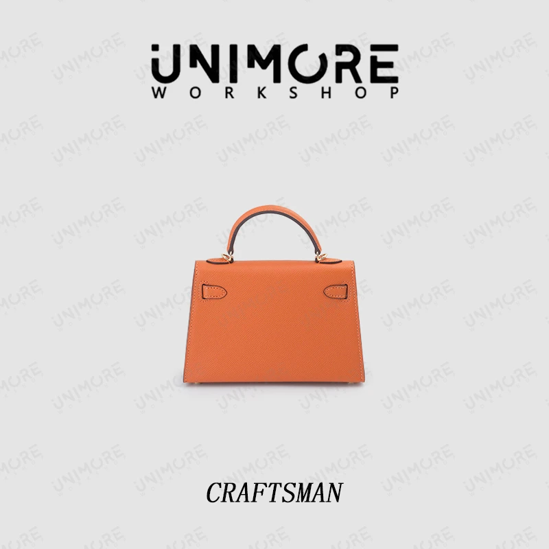 造物至定制【拼色小剀】EP手掌纹牛皮高级定制手提斜跨包