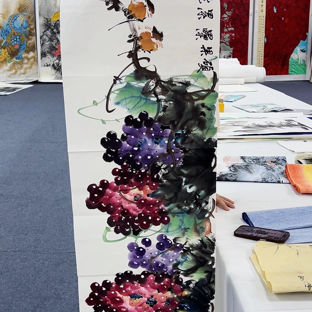 国画事事顺心如意万事如意