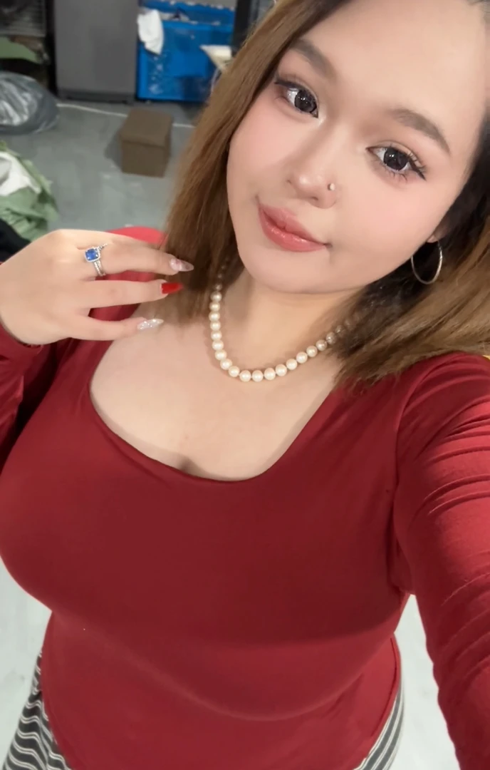 【新年红】高弹长袖方领秋冬打底