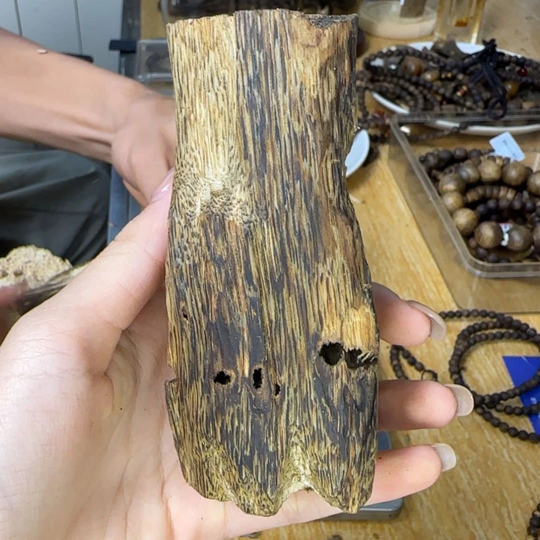 沉香碎屑沉香海南露河天然虫漏71g