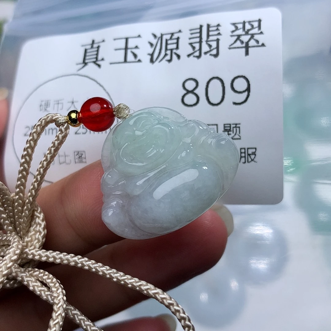翡翠未镶嵌颈饰809