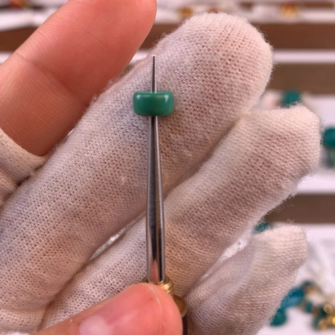 绿松石未镶嵌配饰蓥6*3.4