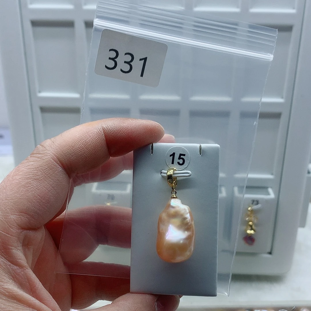 淡水珍珠吊坠(不含链)合金