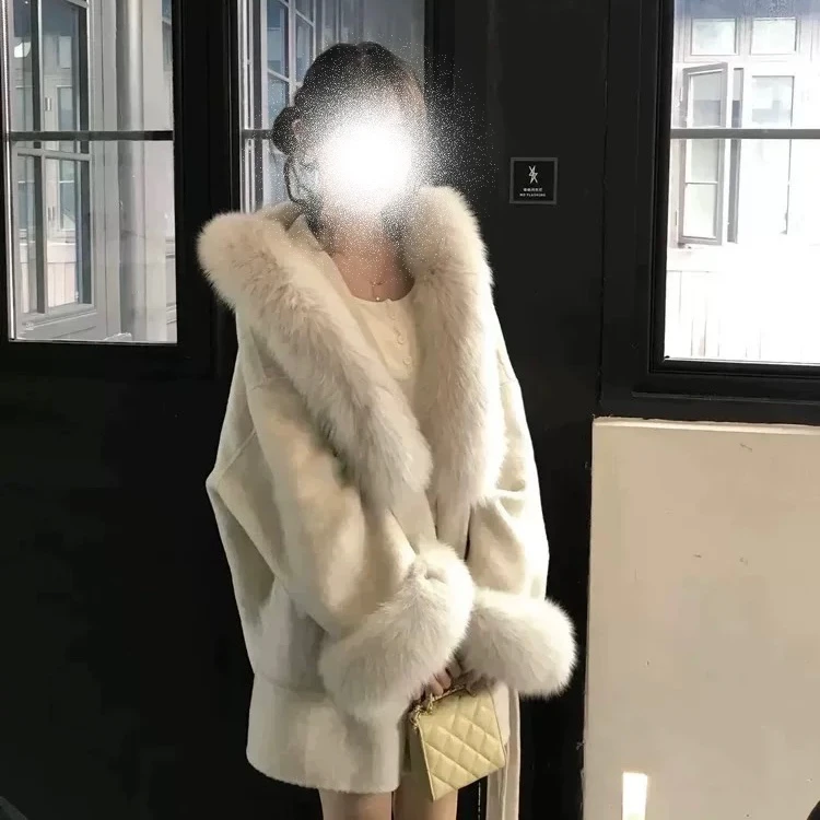 撤柜优选气质百搭精品韩版宽松秋冬纯色厚外套孤品直售韩版宽松