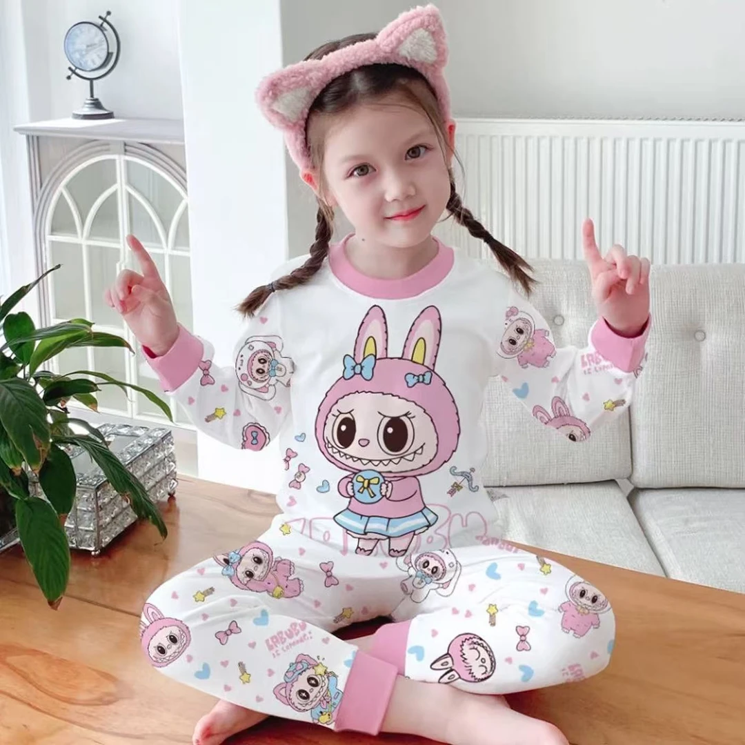 保暖内衣套装秋衣秋裤儿童睡衣中大童家居服套装两件套