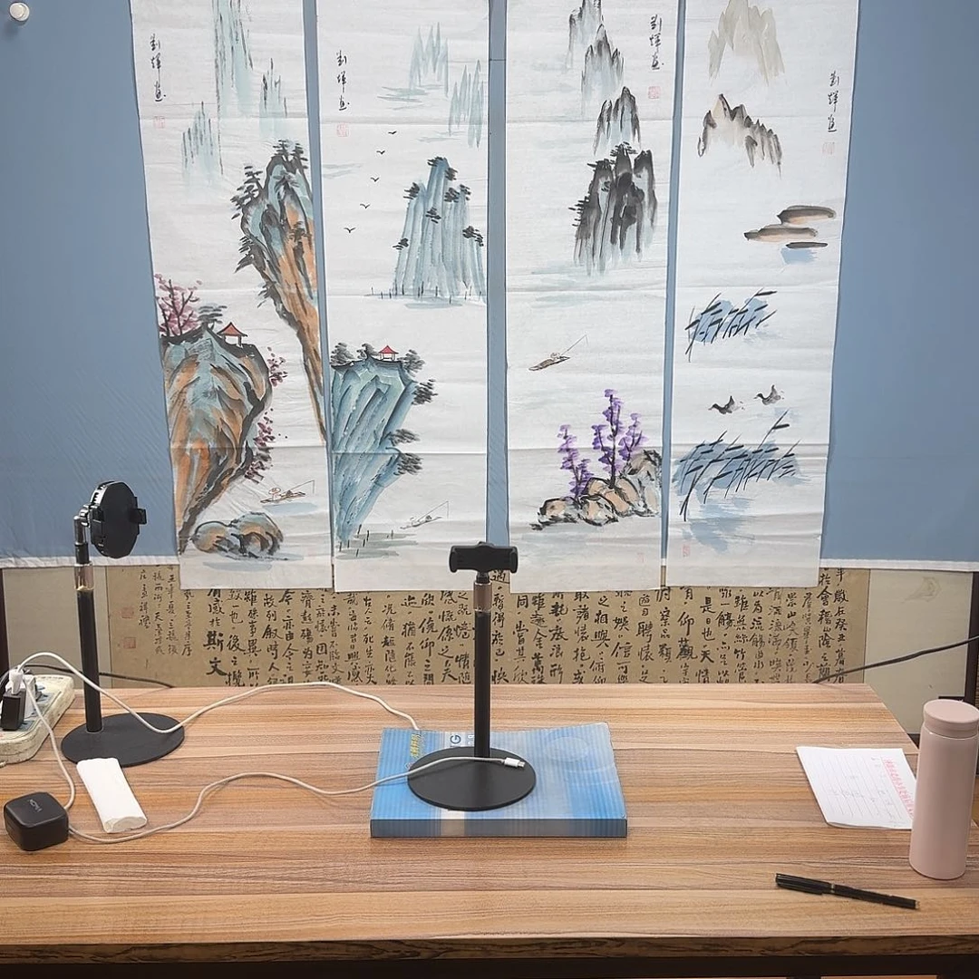 怀***业国画1319 牡丹一如你的