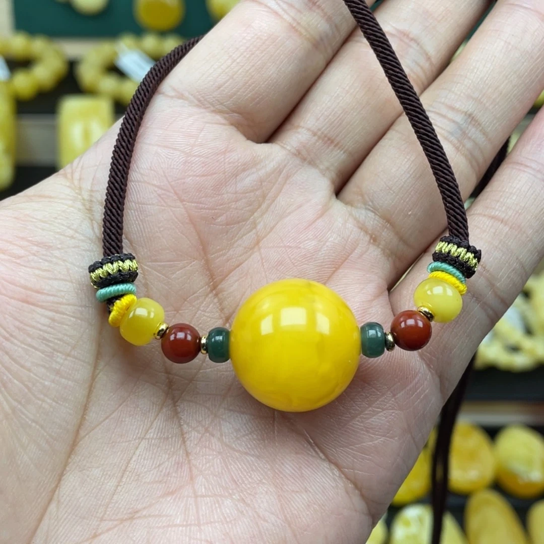 琥珀裸石未镶嵌琥珀蜜蜡