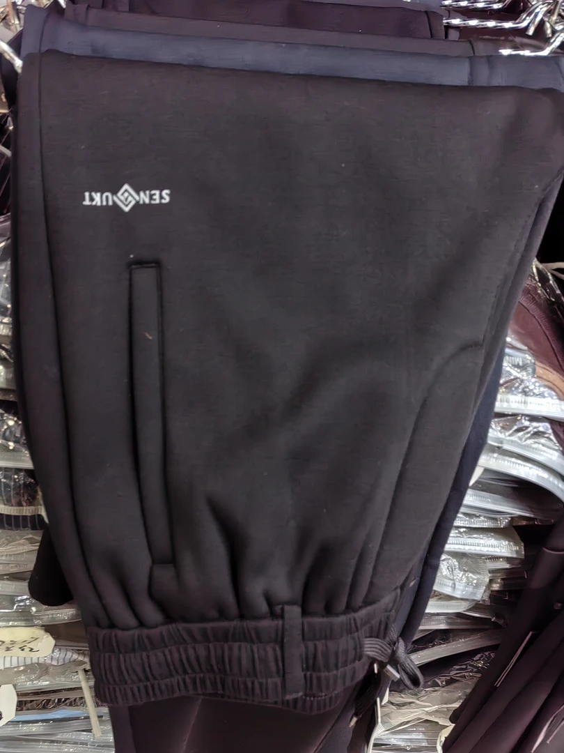 情侣款秋冬季加绒加厚保暖宽松直筒休闲长裤百搭舒适运动卫裤