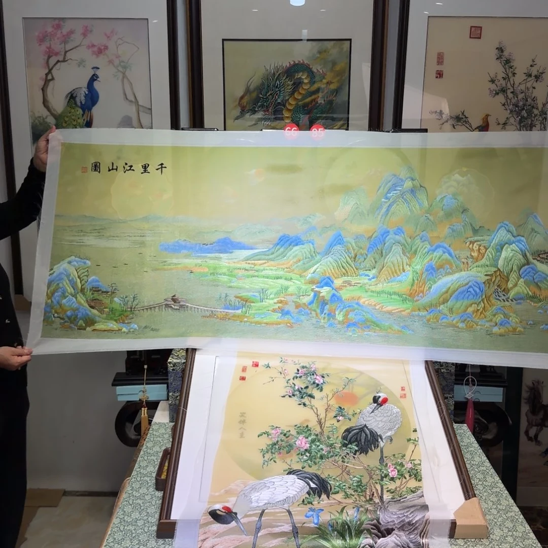 刺绣手工苏绣工艺制作技艺精湛