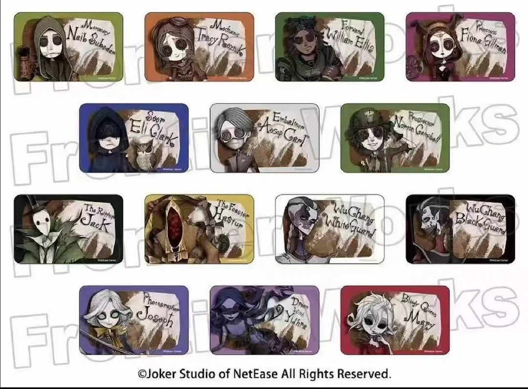 第五人格 日谷 旧POP 徽章 卡片 盲盒代拆 【默认官瑕】