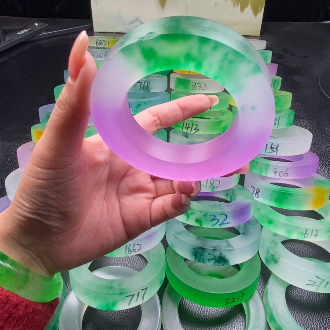 y***扬玉百搭时尚独龙翠手镯