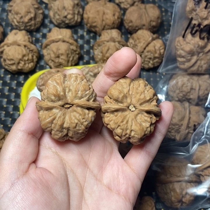 风***行把件文玩核桃蛤蟆头38