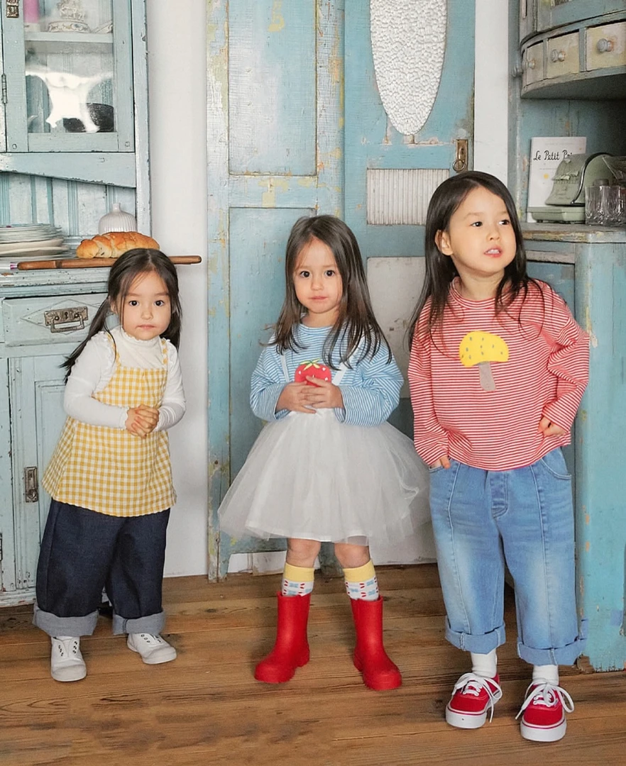 2025春夏新款女童女宝韩版洋气T恤卫衣小童百搭（二号链接）