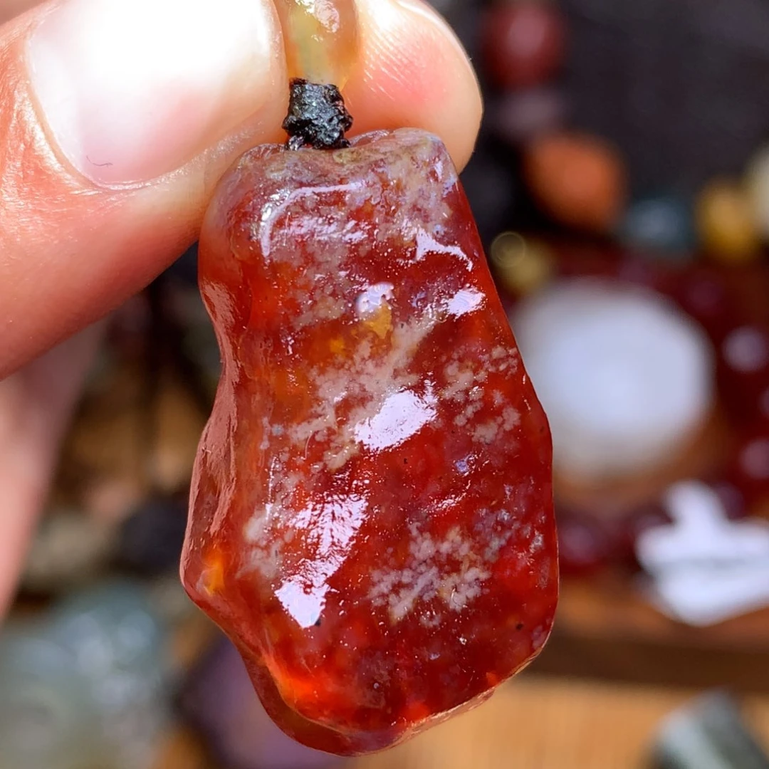 未镶嵌玛瑙/玉髓珠宝半成品