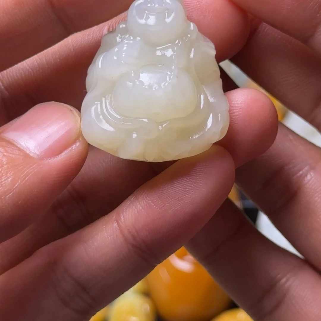 水***颈和田玉未镶嵌吊坠(不含链)