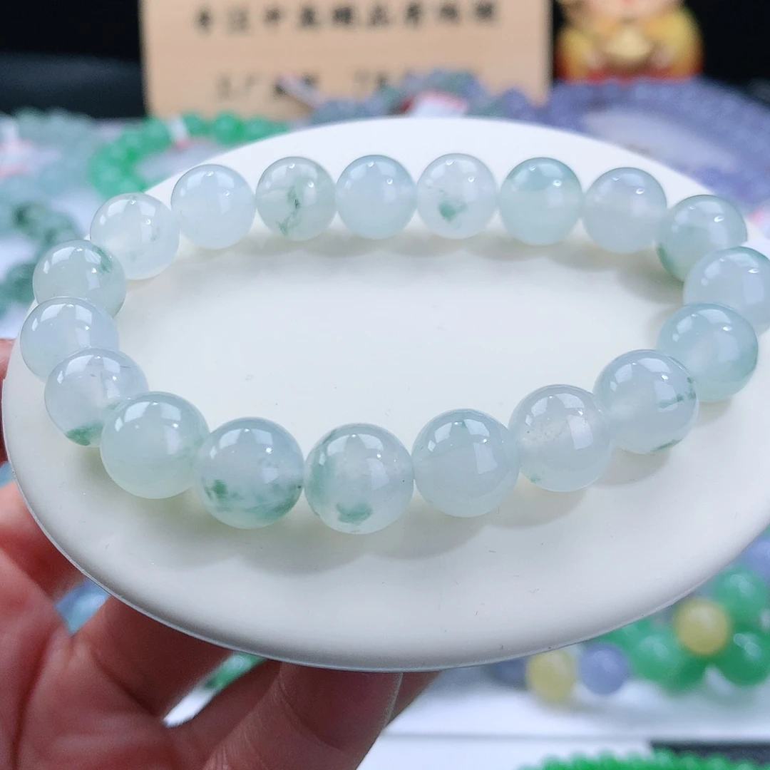 翡翠手链未镶嵌卡10
