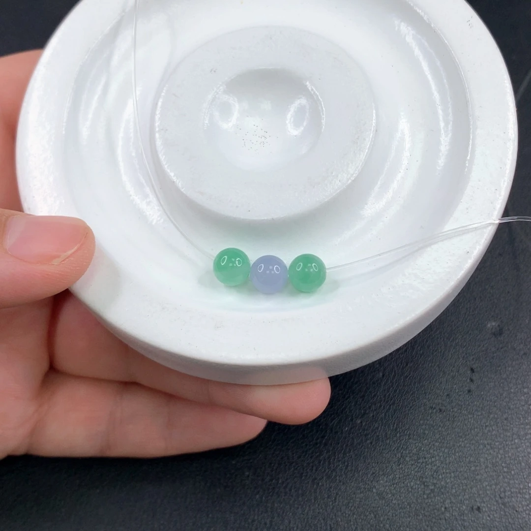 未镶嵌手链翡翠翡翠散珠多样性发一