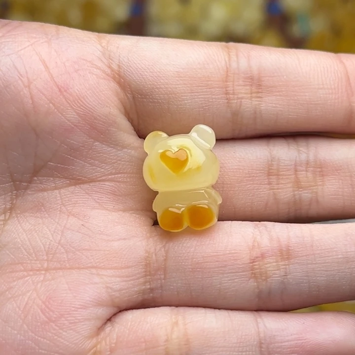 小***B蜜蜡未镶嵌珠宝奇石天然蜜蜡满蜡俏色xxr