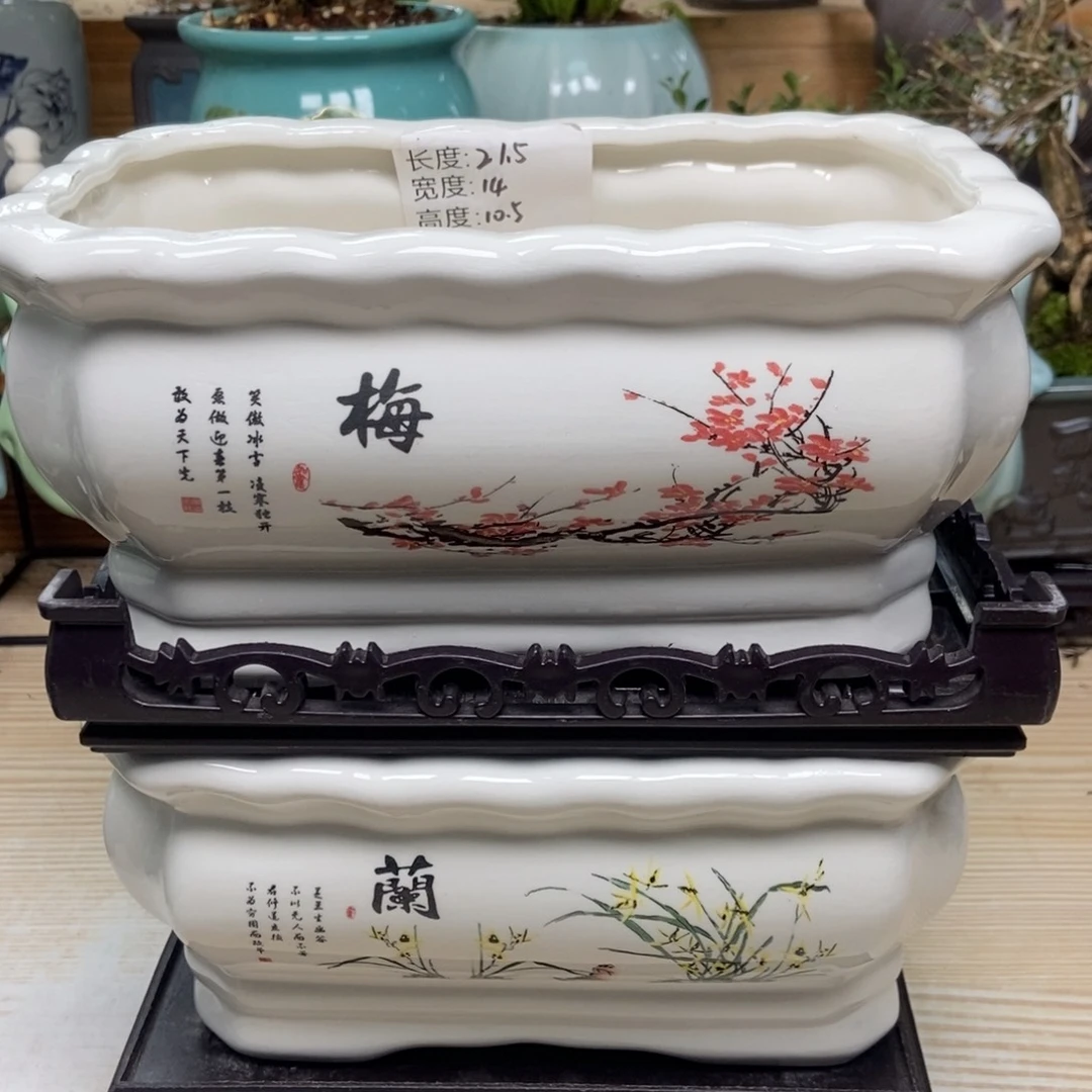 紫砂花盆陶瓷花盆陶瓷艺术