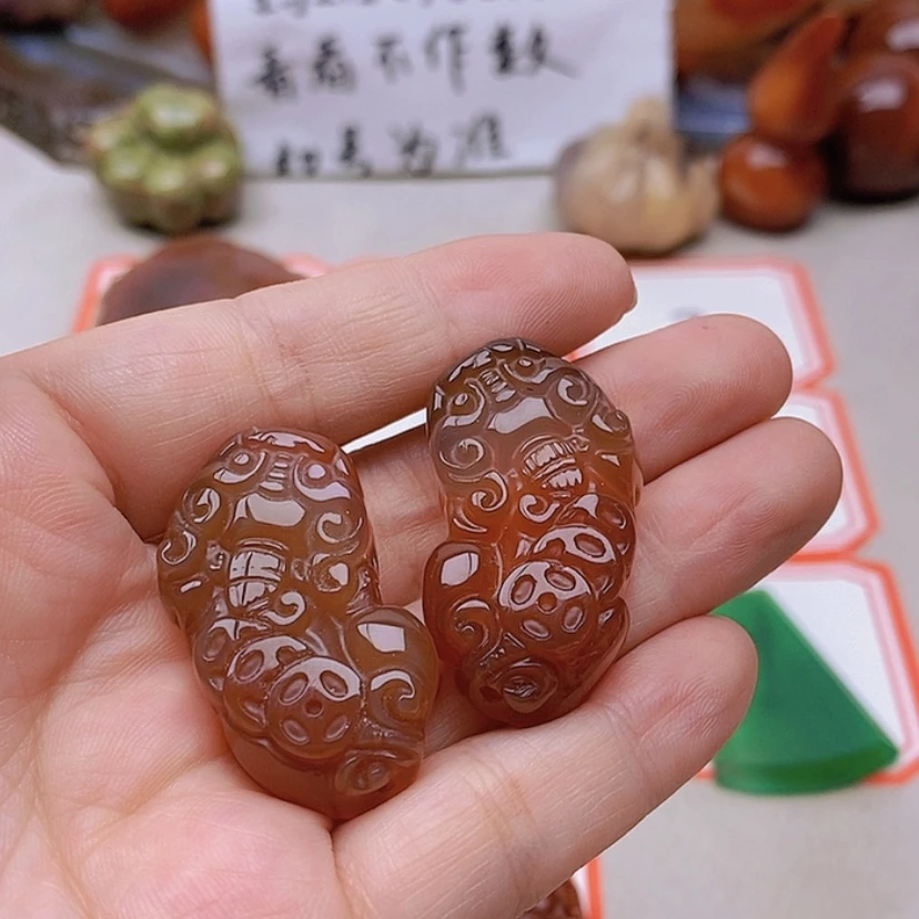 【闪购商品】未镶嵌玛瑙/玉髓珠宝半成品阳**媚