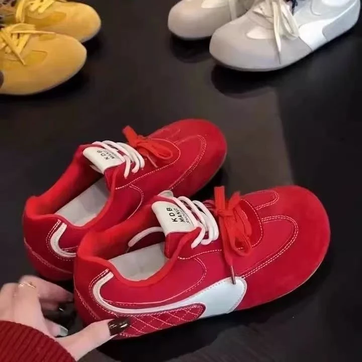 【德训鞋】新款复古软底德训鞋休闲百搭板鞋X1182