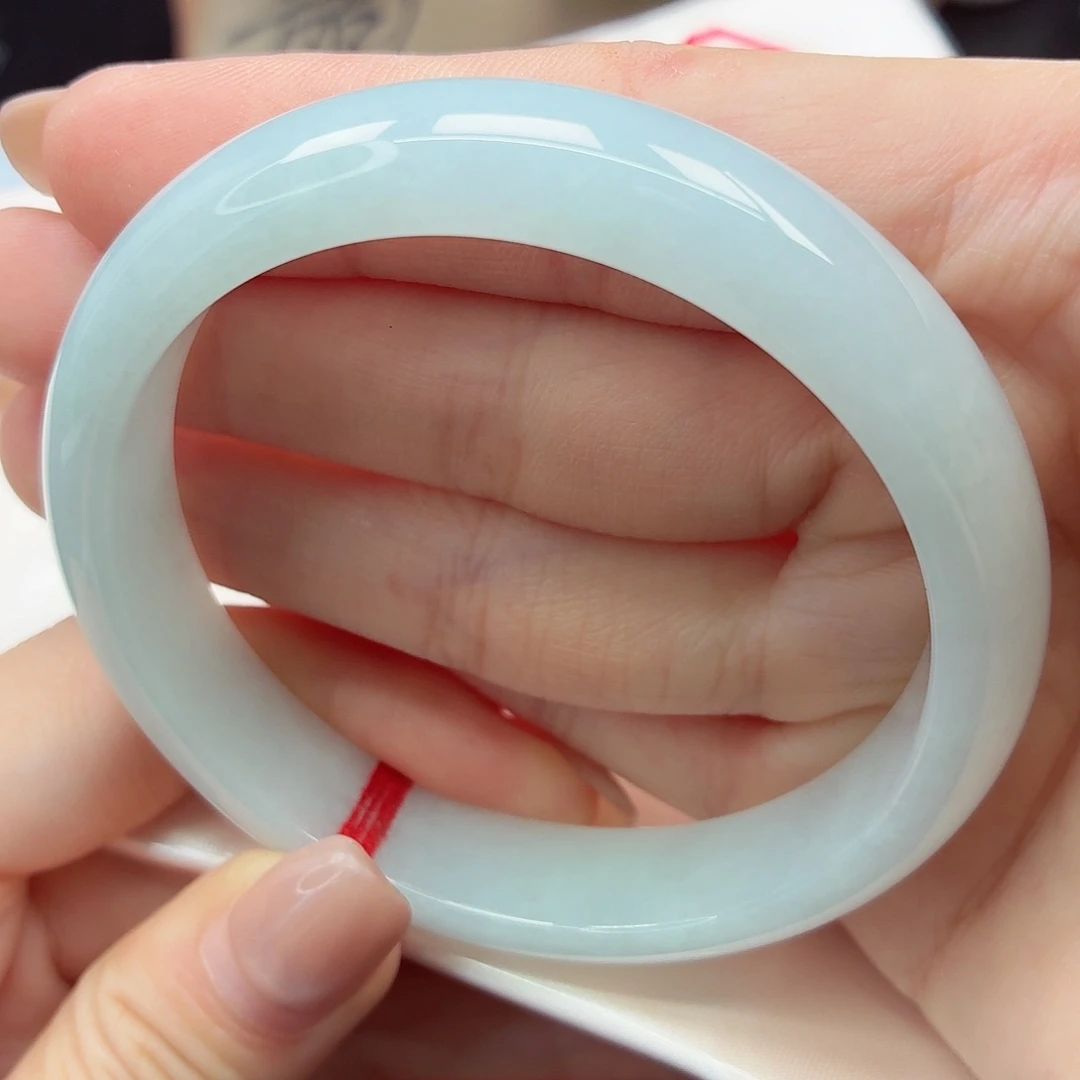 翡翠未镶嵌手镯正圈1号