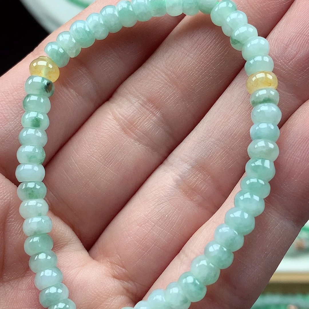 翡翠未镶嵌毛衣链翡翠